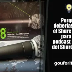 Dos micrófonos Shure SM58, uno en su caja, son un micrófono de presión ideal para podcasts.
