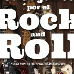 Guitarras icónicas forman el fondo de "Rock and Roll", celebrando la música pionera en España.