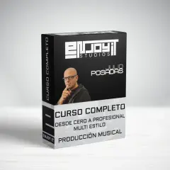 Curso completo de producción musical de cero a profesional con Julio Posadas. ¡Aprende a crear tu música!
