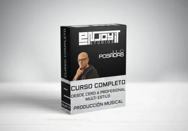 Curso completo de producción musical de cero a profesional con Julio Posadas. ¡Aprende a crear tu música!